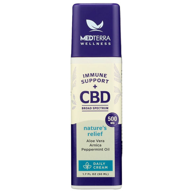 MEDTERRA: Nature’s Relief CBD Cream 500 Mg, 1.7 oz - #tag1# - #tag2#