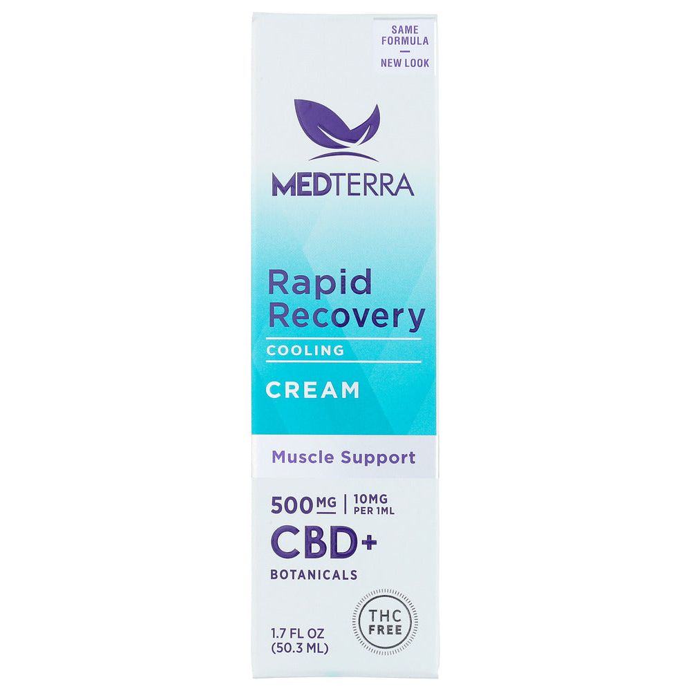 MEDTERRA: Rapid Recovery CBD Cooling Cream 250 Mg, 1.7 oz - #tag1# - #tag2#