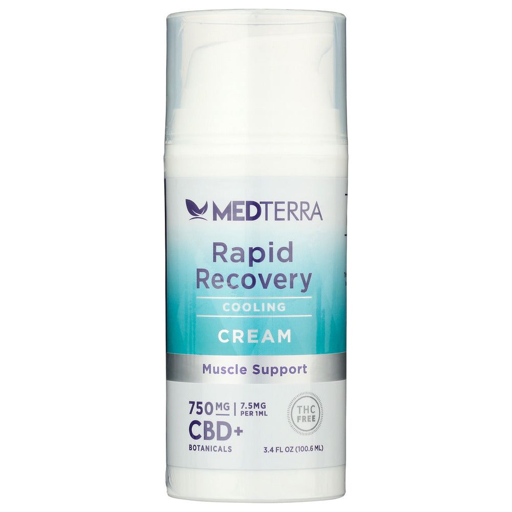 MEDTERRA: Rapid Recovery CBD Cooling Cream 750 Mg, 3.4 oz - #tag1# - #tag2#