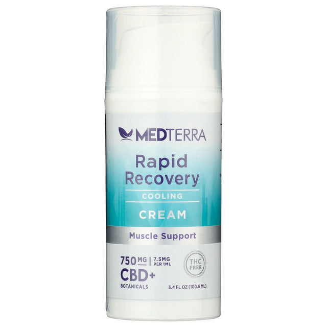 MEDTERRA: Rapid Recovery CBD Cooling Cream 750 Mg, 3.4 oz - #tag1# - #tag2#