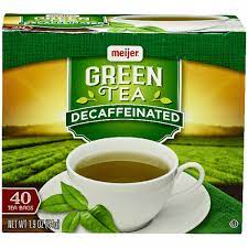 MEIJER: Tea Green Decaf, 40 bg - #tag1# - #tag2#
