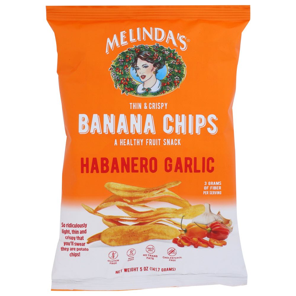 MELINDAS: Banana Chips Habanero Garlic, 5 oz - #tag1# - #tag2#