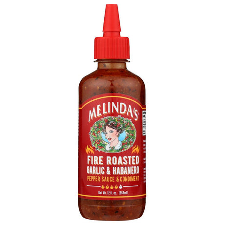 MELINDAS: Fire Roasted Garlic and Habanero Pepper Sauce and Condiment, 12 oz - #tag1# - #tag2#