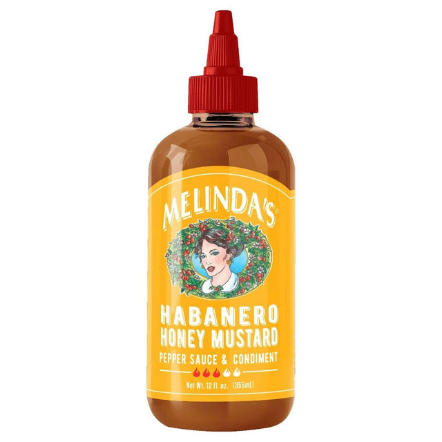 MELINDAS: Hot Habanero Honey Mustard Pepper Sauce, 12 oz - #tag1# - #tag2#