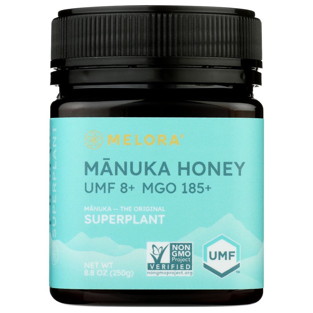 MELORA: Manuka Honey UMF8 Jar, 8.8 oz - #tag1# - #tag2#