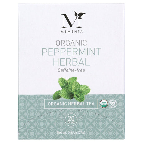 MEMENTA: Tea Peppermint Org, 20 BG - #tag1# - #tag2#