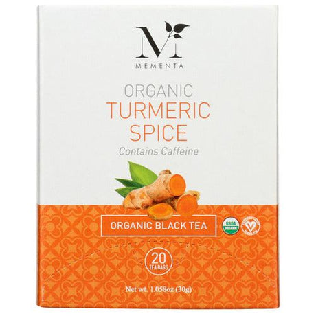 MEMENTA: Tea Tumeric Spice Org, 20 BG - #tag1# - #tag2#