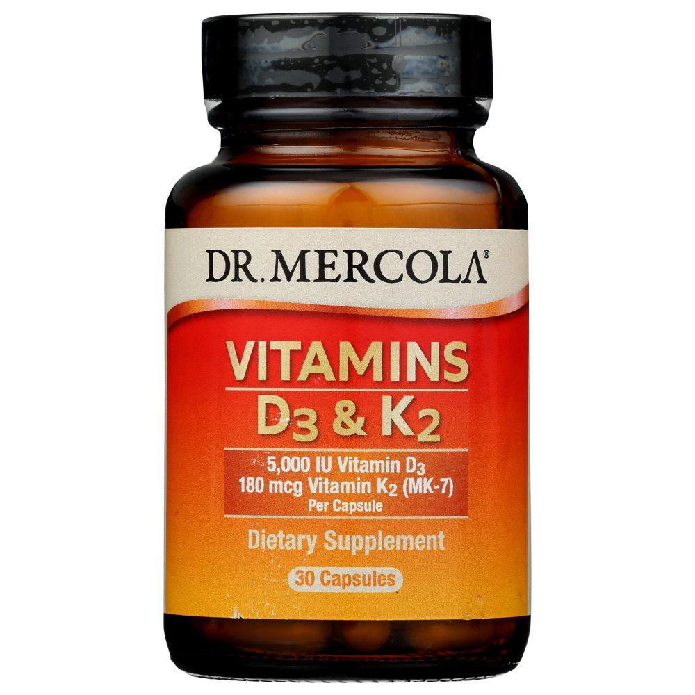 MERCOLA: Vitamins D3 And K2, 30 cp - #tag1# - #tag2#