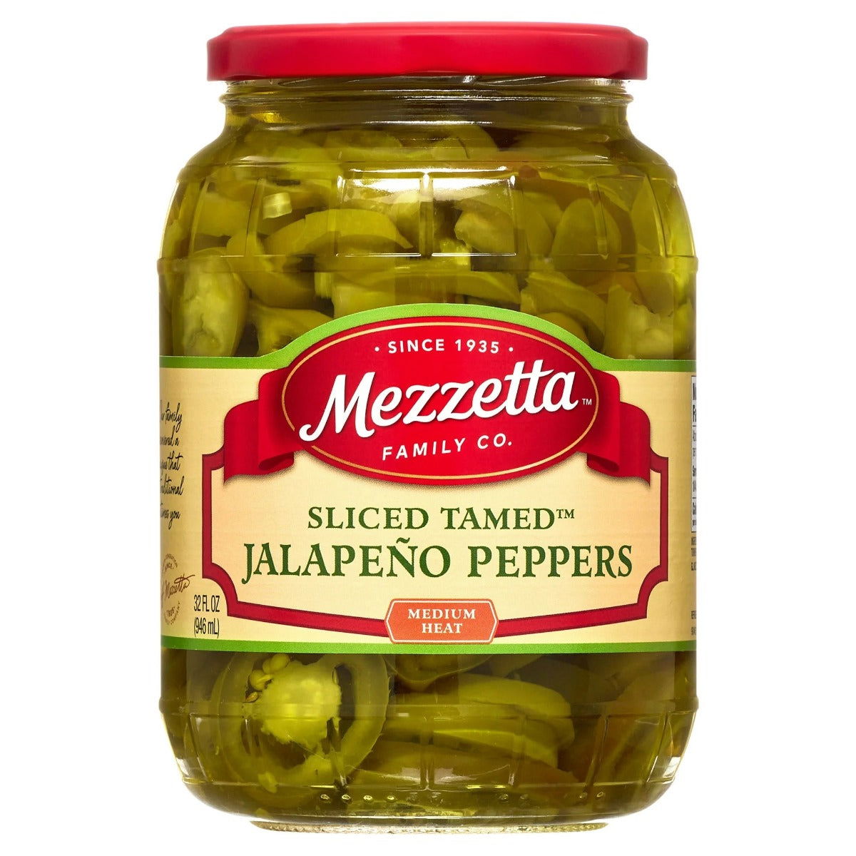 MEZZETTA: Deli-Sliced Tamed Jalapeno Peppers, 32 oz - Sunshine Co Op. - #tag1# - #tag2# - #tag3# - #tag4#