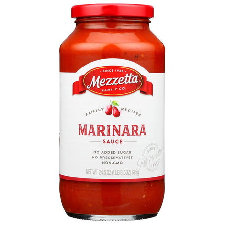 MEZZETTA: Family Recipes Marinara Sauce, 24.5 oz - Sunshine Co Op. - #tag1# - #tag2# - #tag3# - #tag4#