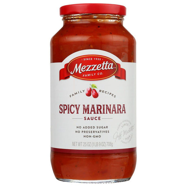 MEZZETTA: Napa Valley Bistro Spicy Marinara Sauce, 25 oz - #tag1# - #tag2#