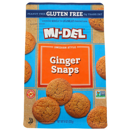 MI-DEL: Cookies Gluten Free Ginger Snaps, 8 oz - #tag1# - #tag2#