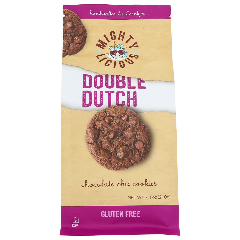 MIGHTY MONKEY: Cookies Double Dutch Chocolate Chip Gluten Free, 7.4 oz - #tag1# - #tag2#