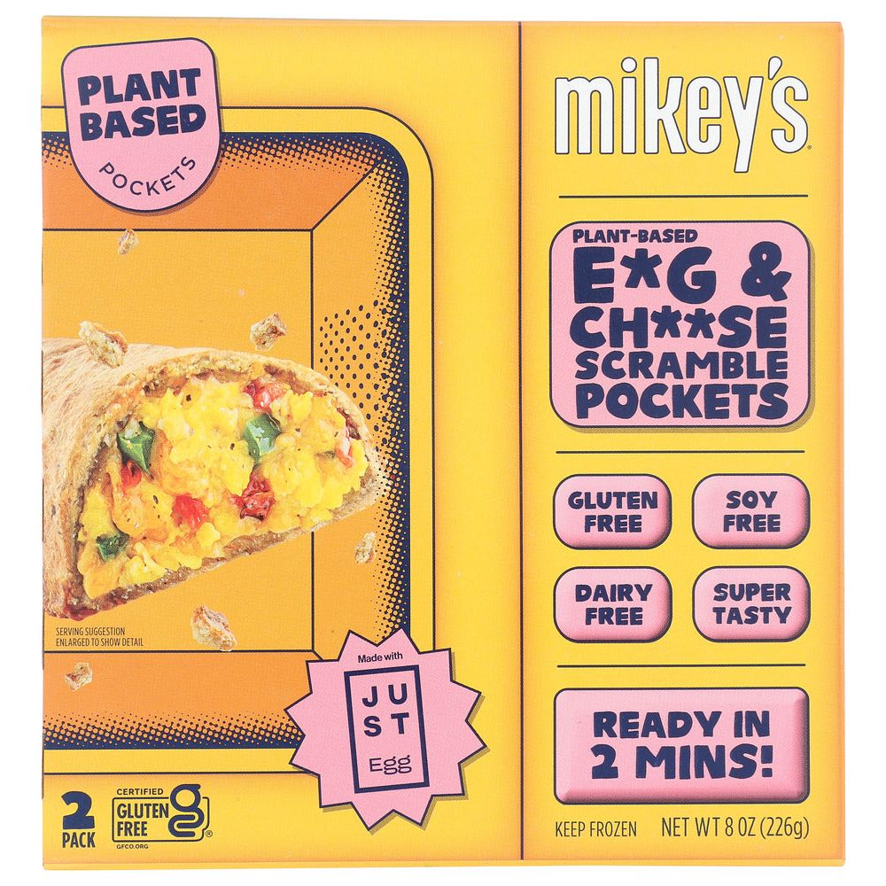 MIKEYS: Plant Based Pockets Breakfast Scramble, 8 oz - #tag1# - #tag2#