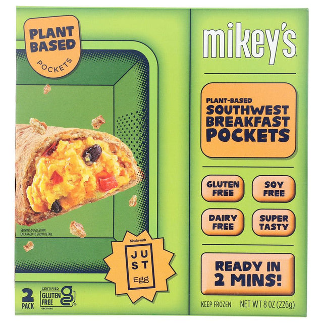 MIKEYS: Plant Based Pockets Tex Mex Breakfast, 8 oz - #tag1# - #tag2#