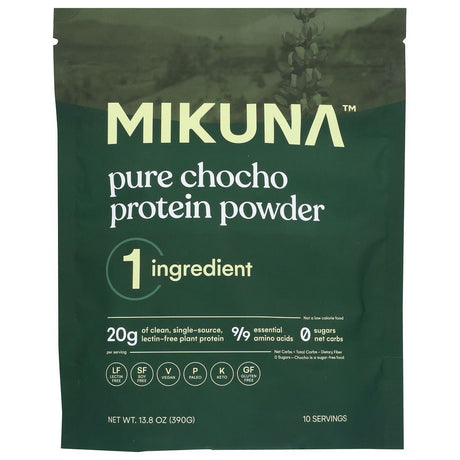 MIKUNA: Pure Chocho Superfood Protein, 13.8 oz - #tag1# - #tag2#