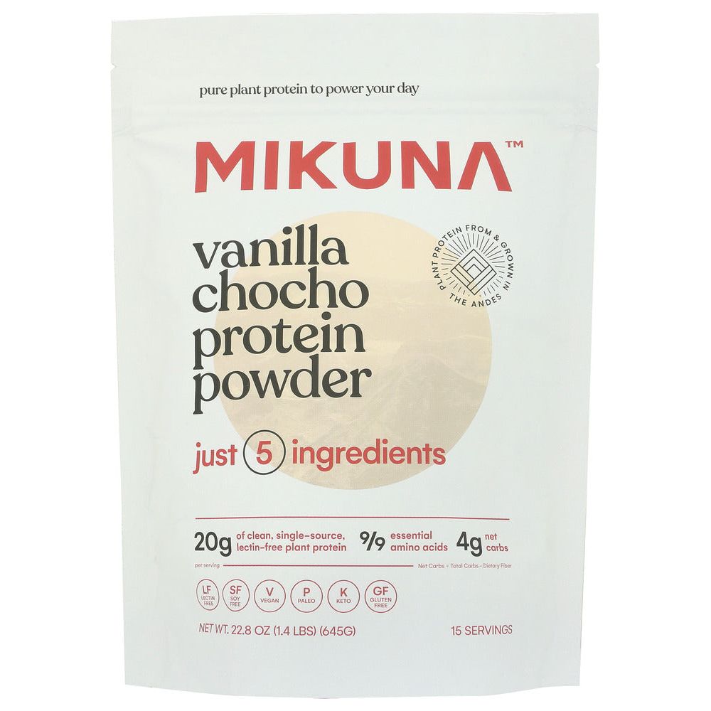 MIKUNA: Vanilla Chocho Protein Powder, 22.8 oz - #tag1# - #tag2#