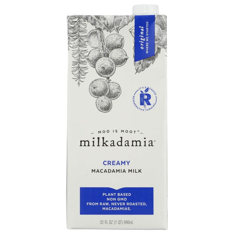 MILKADAMIA: Milk Creamy, 32 fo - Sunshine Co Op. - #tag1# - #tag2# - #tag3# - #tag4#