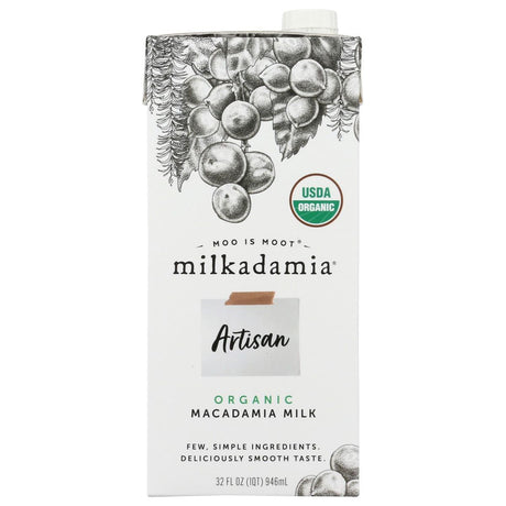 MILKADAMIA: Organic Artisan Macadamia Milk, 32 fo - #tag1# - #tag2#