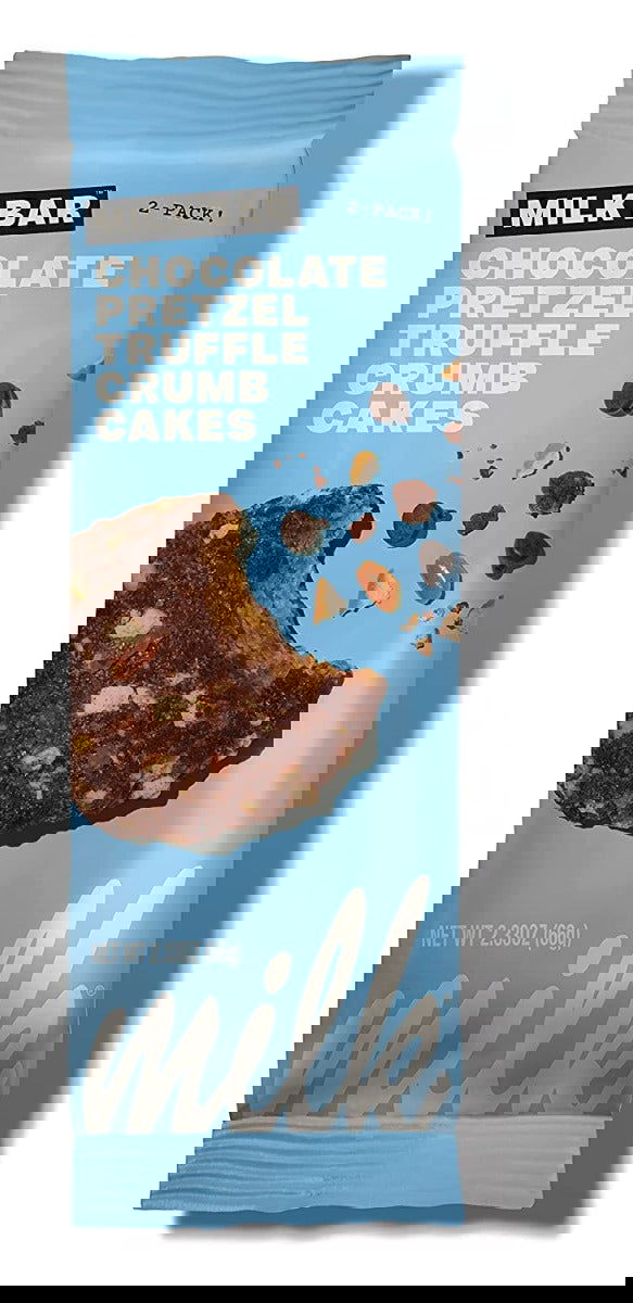 MILK BAR: Chocolate Pretzel Crumb Cakes, 2.33 oz - #tag1# - #tag2#