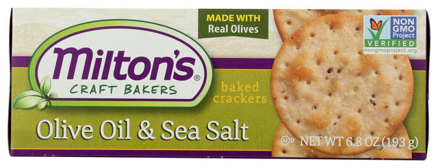 MILTONS: Cracker Olive Oil Sslt, 6.8 oz - #tag1# - #tag2#
