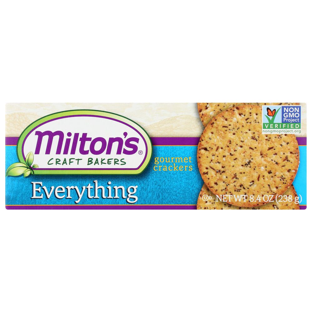 MILTONS: Gourmet Crackers Everything, 8.4 oz - #tag1# - #tag2#
