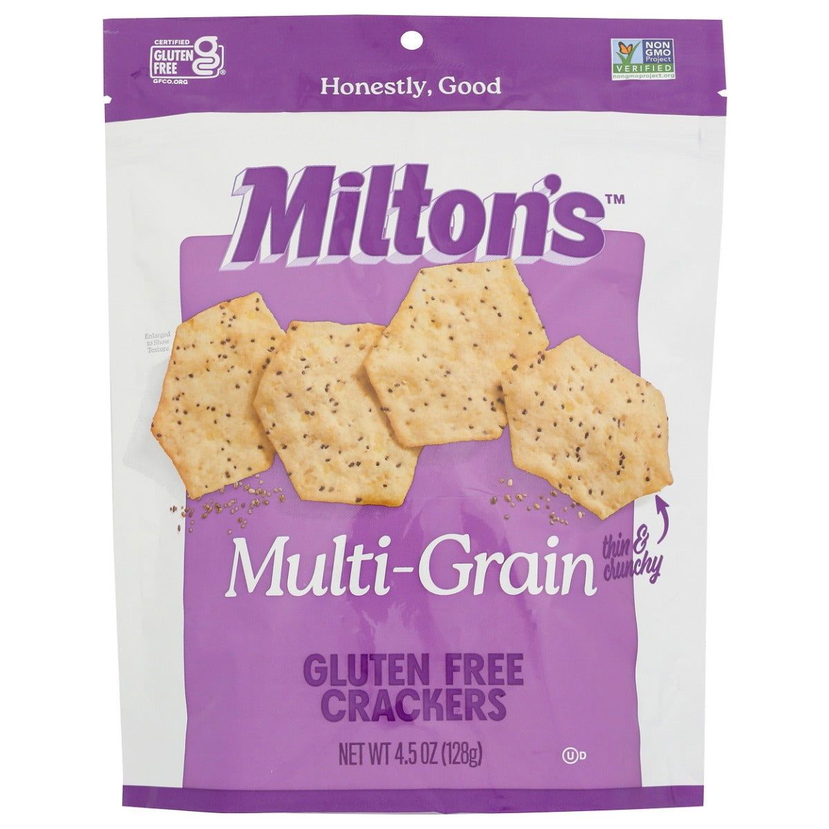 MILTONS: Multi Grain Gluten Free Crackers, 4.5 oz - Sunshine Co Op. - #tag1# - #tag2# - #tag3# - #tag4#