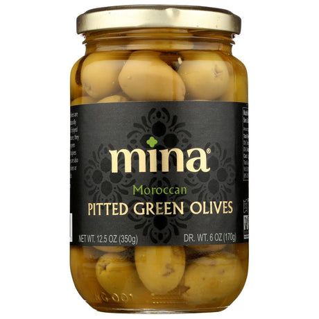 MINA: Olives Green Pittd Morocn, 12.5 oz - #tag1# - #tag2#