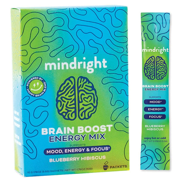 MINDRIGHT: Brain Boost Energy Mix, 10 ea - #tag1# - #tag2#