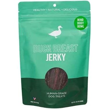 MIND BODY BOWL: Duck Breast Jerky Dog Treat, 3 oz - #tag1# - #tag2#