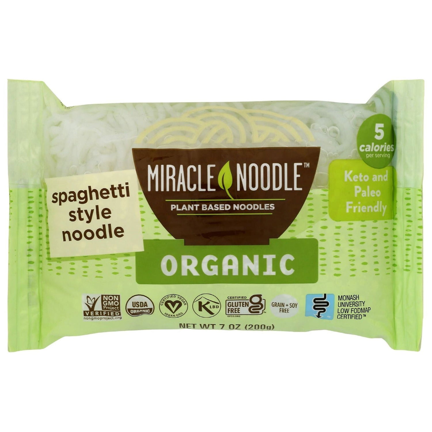 MIRACLE NOODLE: Organic Spaghetti Konjac Shirataki, 7 oz - #tag1# - #tag2#