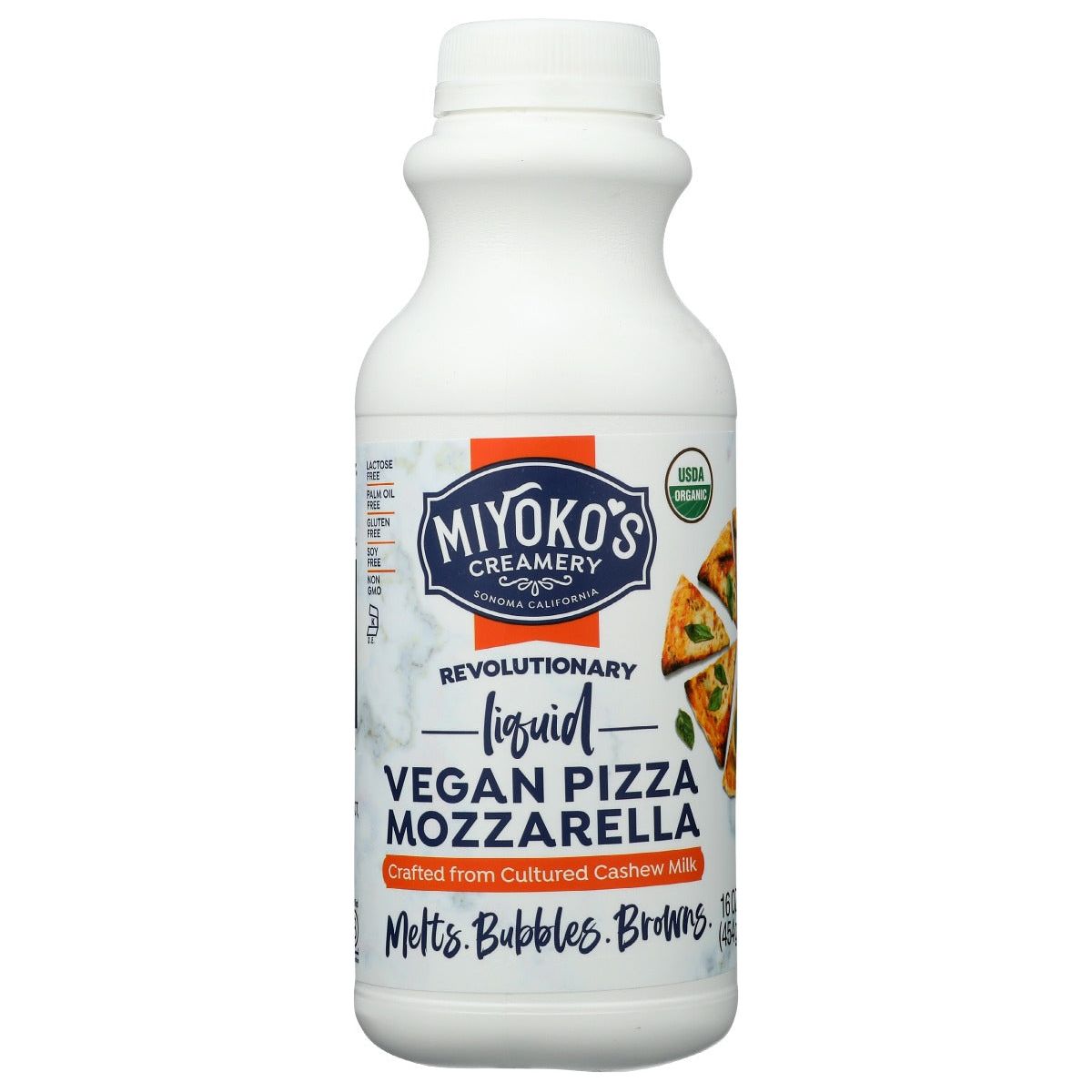 MIYOKOS CREAMERY: Liquid Vegan Pizza Mozzarella, 16 oz - #tag1# - #tag2#