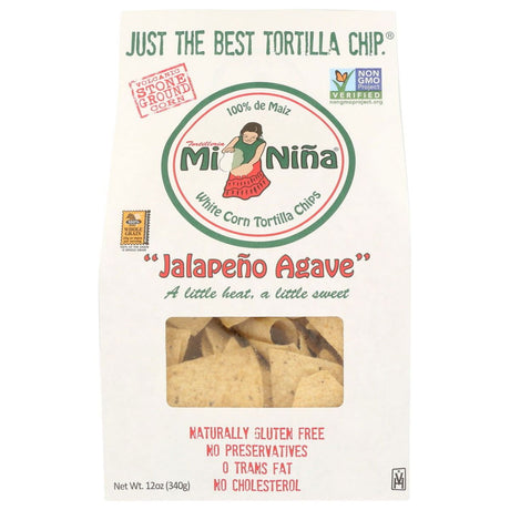 MI NINA: Jalapeno Agave Tortilla Chips, 12 oz - Sunshine Co Op. - #tag1# - #tag2# - #tag3# - #tag4#