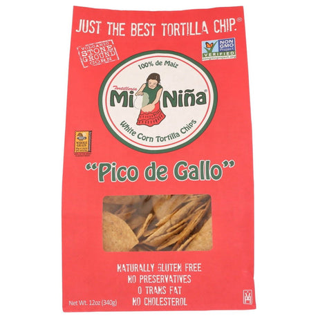 MI NINA: Pico De Gallo Tortilla Chips, 12 oz - Sunshine Co Op. - #tag1# - #tag2# - #tag3# - #tag4#