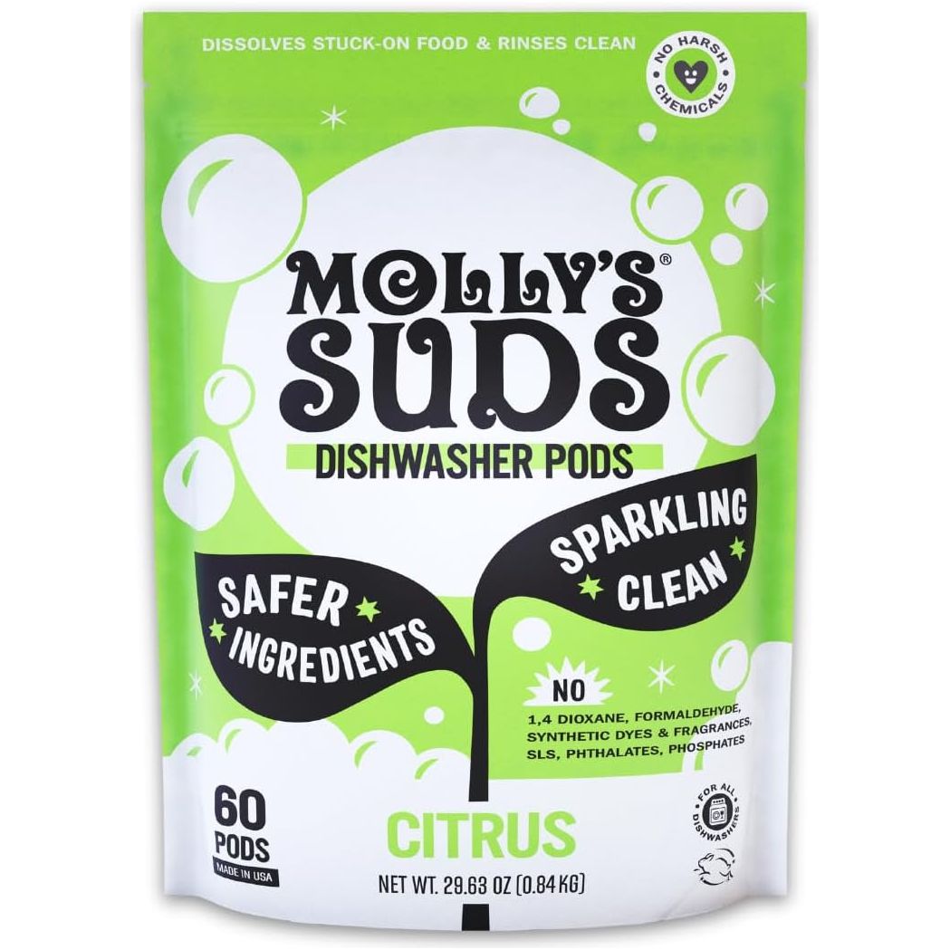 MOLLY SUDS: Citrus Dishwasher Pods, 29.63 oz - #tag1# - #tag2#