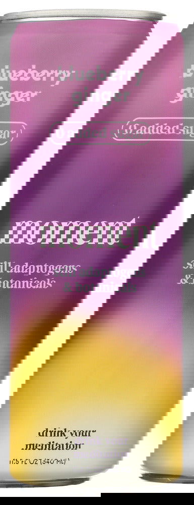 MOMENT: Water Still Botanical Blueberry Ginger, 11.5 fo - #tag1# - #tag2#