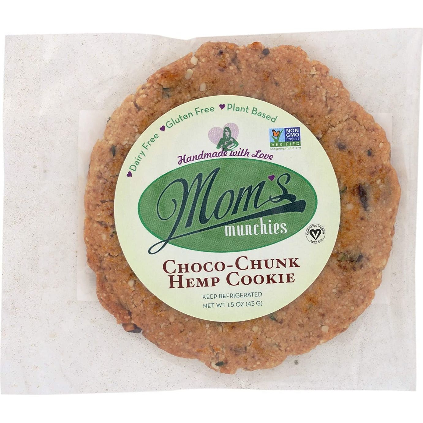 MOMS MUNCHIES: Choco Chunk Hemp Cookie, 1.5 oz - #tag1# - #tag2#