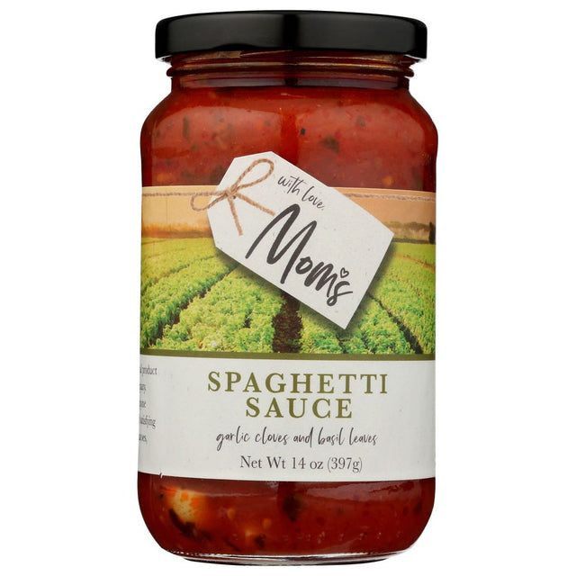 MOM'S: Spaghetti Sauce Fresh Garlic & Basil, 14 oz - #tag1# - #tag2#