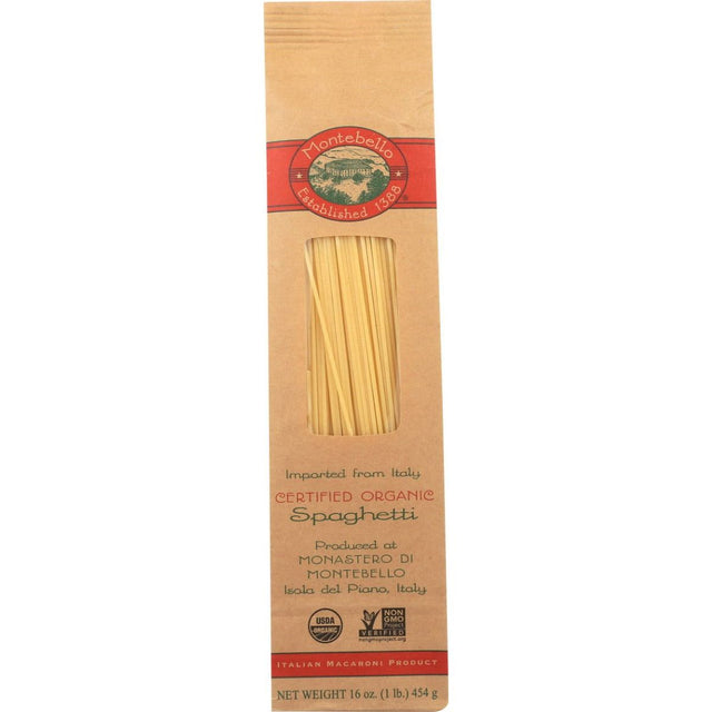 MONTEBELLO: Spaghetti, 16 oz - Sunshine Co Op. - #tag1# - #tag2# - #tag3# - #tag4#
