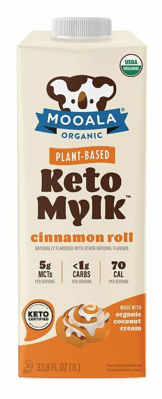 MOOALA: Organic Keto Mylk Cinnamon Roll, 33.8 fo - #tag1# - #tag2#