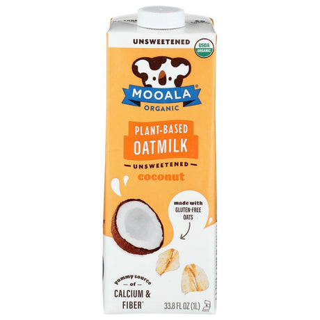 MOOALA: Unsweetened Coconut Oatmilk, 33.8 fo - #tag1# - #tag2#
