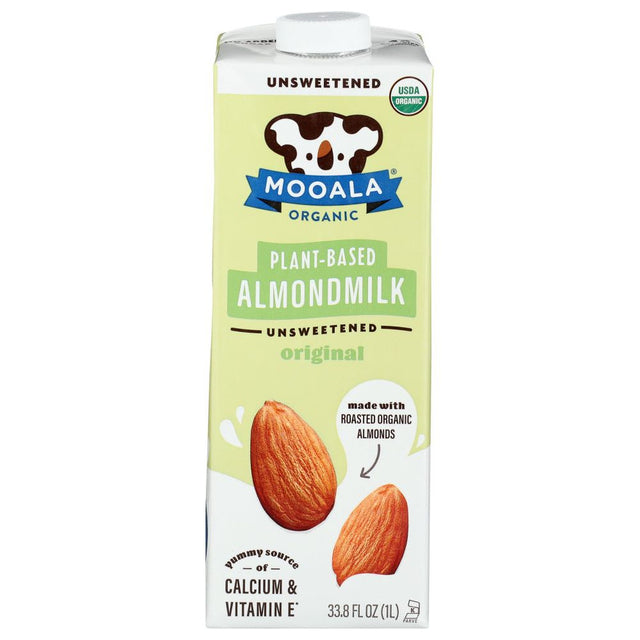 MOOALA: Unsweetened Original Almond Milk, 33.8 fo - #tag1# - #tag2#