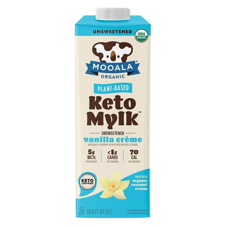 MOOALA: Unsweetened Vanilla Creme Keto Mylk, 33.8 fo - #tag1# - #tag2#