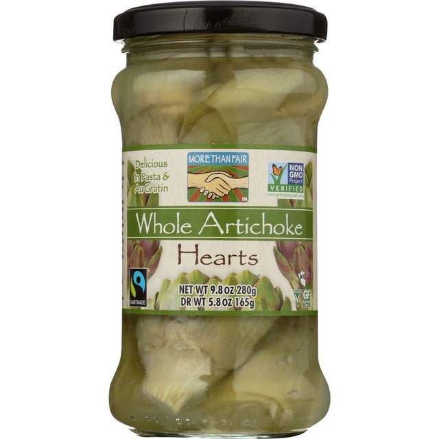 MORE THAN FAIR: Artichoke Hearts Whole, 9.8 oz - Sunshine Co Op. - #tag1# - #tag2# - #tag3# - #tag4#