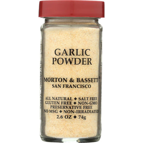MORTON & BASSETT: Garlic Powder, 2.6 oz - Sunshine Co Op. - #tag1# - #tag2# - #tag3# - #tag4#