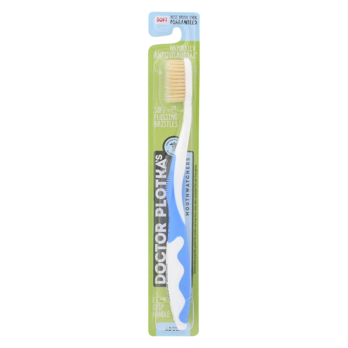 MOUTH WATCHERS: Toothbrush Adult Manual Blue, 1 ea - Sunshine Co Op. - #tag1# - #tag2# - #tag3# - #tag4#