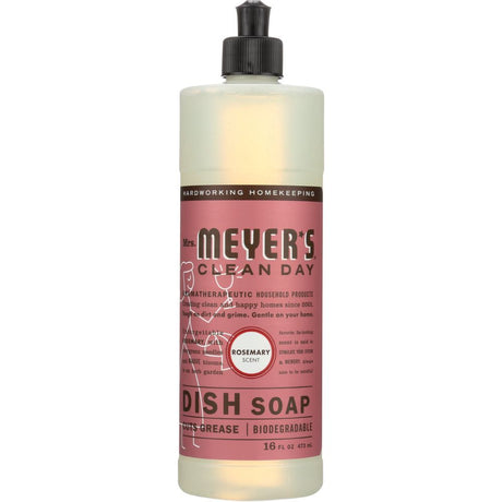 MRS. MEYER'S: Clean Day Liquid Dish Soap Rosemary Scent, 16 Oz - #tag1# - #tag2#