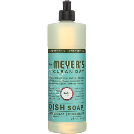 MRS MEYERS: Basil Dish Soap, 16 oz - #tag1# - #tag2#