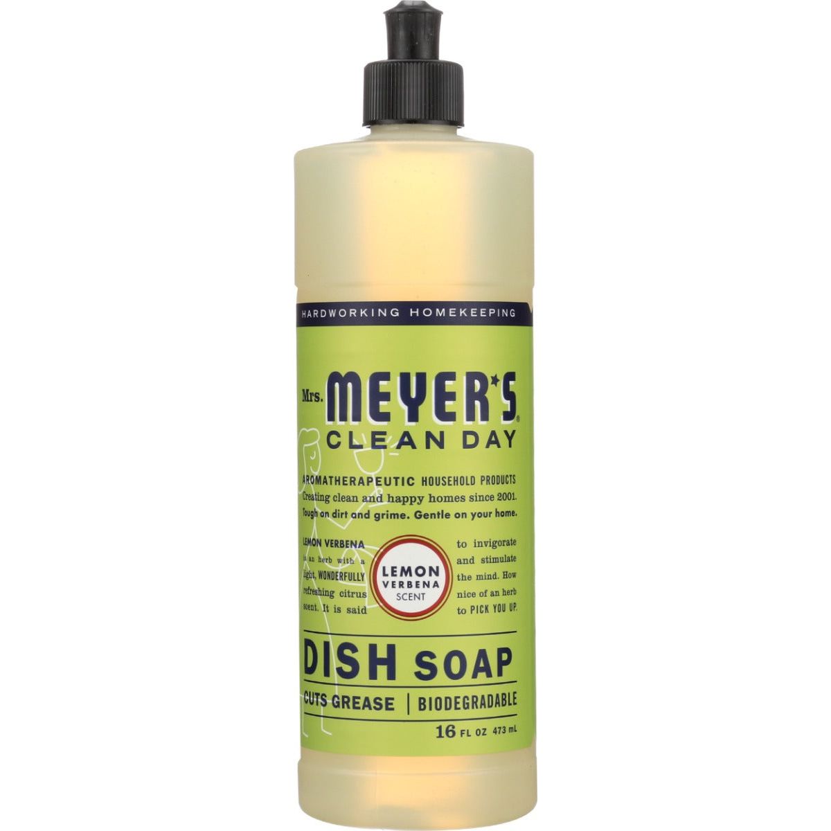 MRS MEYERS CLEAN DAY: Lemon Verbena Dish Soap, 16 oz - #tag1# - #tag2#
