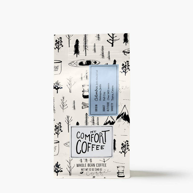MT COMFORT COFFEE: Colombia Full City Roast Whole Bean Coffee, 12 oz - #tag1# - #tag2#